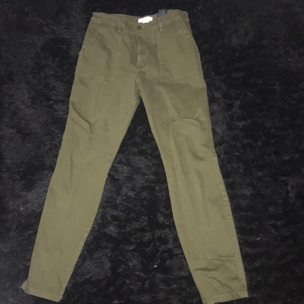 Green Cargo Jeans